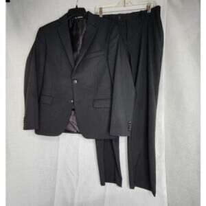Alfani Men's Slim Fit Black Suit Jacket 38S Pants 30W 30L